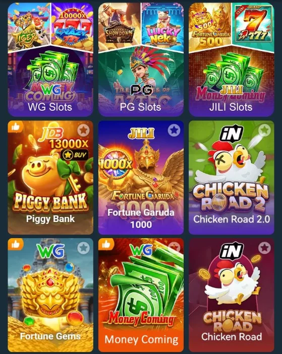 PKR Bet Game lobby